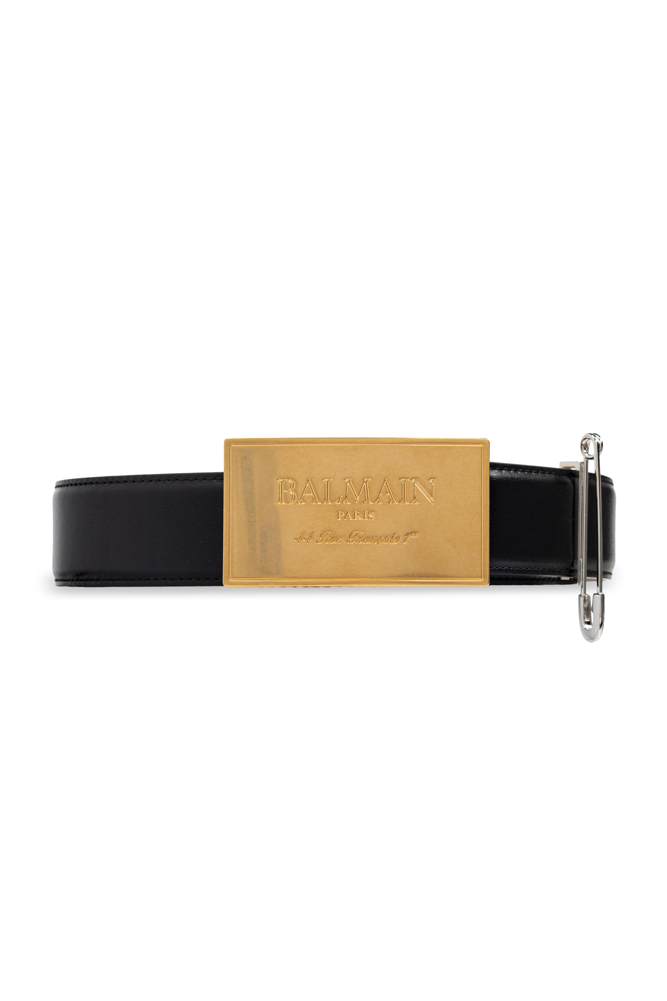Black Leather belt Balmain - Vitkac France